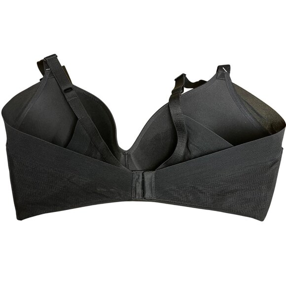 Wacoal Ultimate Side Smoother Wireless Bra Black Sz 34DD 852281 - Picture 2 of 5